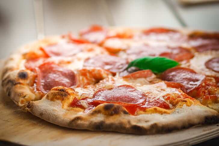 Pizza in Oven